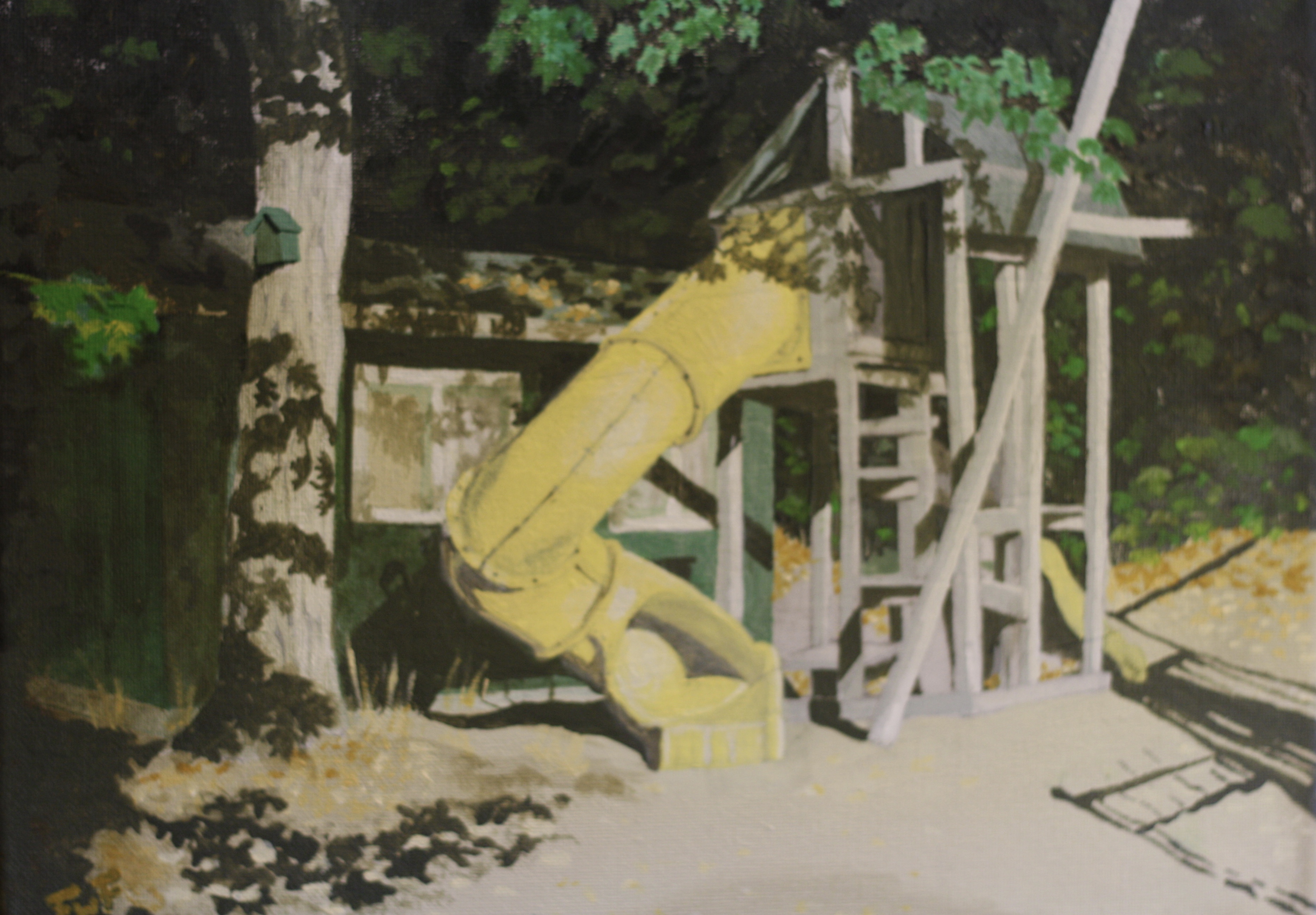 "Manitou Morning" 10.5"x14" acrylic on canvas (personal collection)